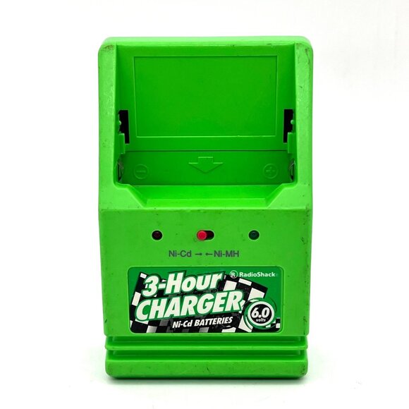 RadioShack 3 Hour Battery Charger For 6V Ni-Cd & Ni-MH Batteries Green #23-351 - Picture 1 of 14
